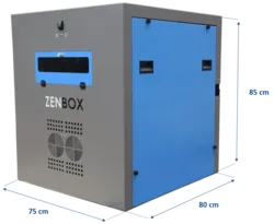 Noise enclosure for chiller: Van Der Heijden: Huber CS20