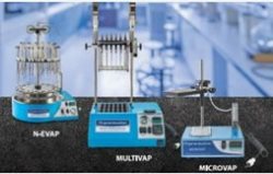 MULTIVAP  48 position dry block, acid resistant coating on manifold