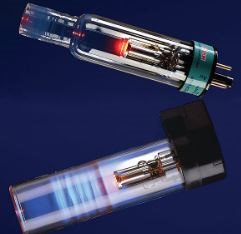 HC Coaded Lamp 37mm(1.5") Diameter Single element Agilent / Varian 4 pin base, Lu-Lutetium
